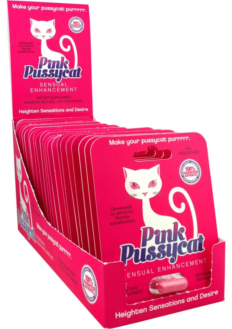 Pink Pussycat Female Sensual Enhancement Pill 24 Single Packs **Temporarly-...