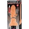 Natural Realskin Hot Cock #2 USB Rechargeable Warming Realistic Vibrator Waterproof Flesh 6.5 Inch