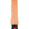 Natural Realskin Hot Cock #3 USB Rechargeable Warming Realistic Vibrator Waterproof Flesh 8 Inch