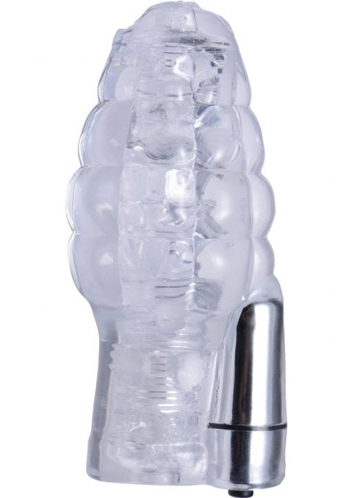 Palm Tec Grenade Stroker With Bullet Sleeve Clear