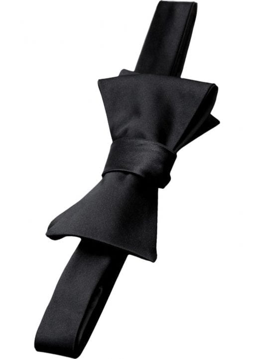 Fifty Shades Darker His Rules Bondage Bow Tie Black