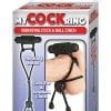 Vibrating bullet and Cock Tie and Scrotum Cinch Waterproof Black