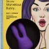 Mini Marvels Marvelous Bunny Silicone Rechargeable Massager Waterproof Purple 3.75 Inch