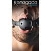 Renegade Bondage Vinyl Ball Gag Black