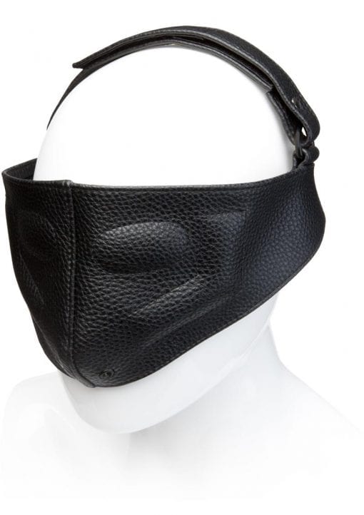 Kink Leather Blinding Mask Adjustable Black