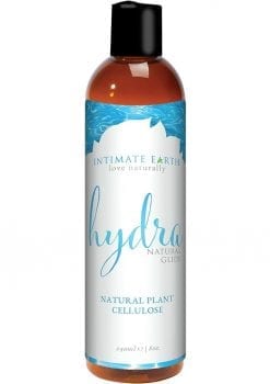 Intimate Earth Hydra Natural Glide Water Based Natural Plant Cellulose Lube 8oz