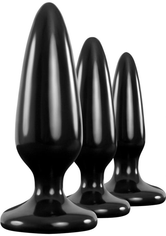 Renegade Trainer Kit 3X Anal Plugs - Black