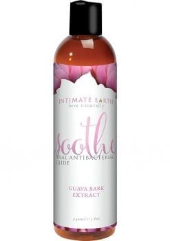 Intimate Earth Soothe Anal Antibacterial Glide Guava Bark 8oz