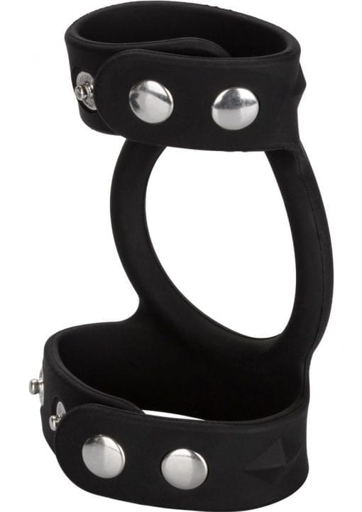 Silicone tri-Snap C and B Cage Black