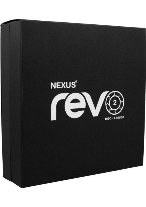 Nexus Revo 2 Recharged Silicone Rotating Prostate Massager Black