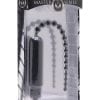 Master Series Dark Rod Vibrating Beaded Silicone Sound Black