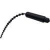 Master Series Dark Rod Vibrating Beaded Silicone Sound Black