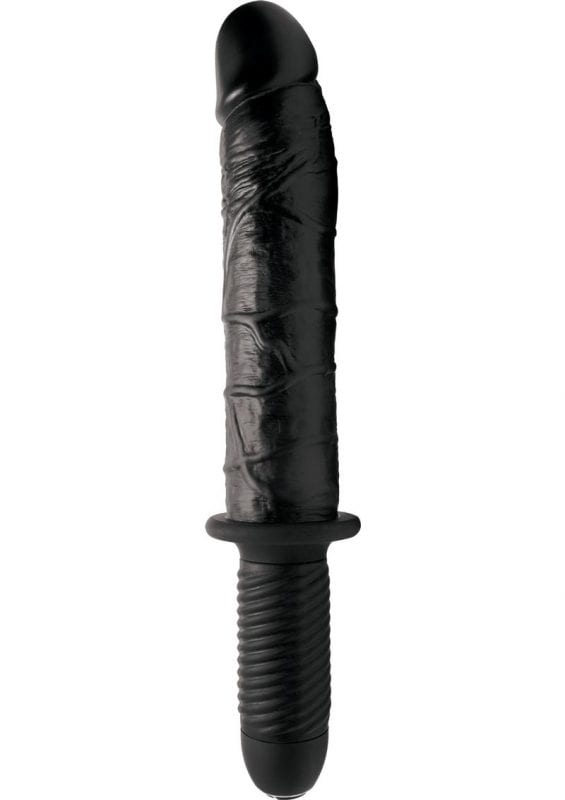 Master Series The Violator 13 Mode Xtra Large Dildo Thruster Black 14.25 Inch