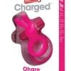 Charged Ohare Rechargeable Silicone Waterproof Rabbit Cock Ring Pink
