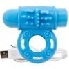 Charged OWow Rechargeable Vibe Ring Waterproof Blue