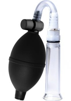 Size Matters Clitoral Pumping System With Detachable Acrylic Cylinder Clear And Black