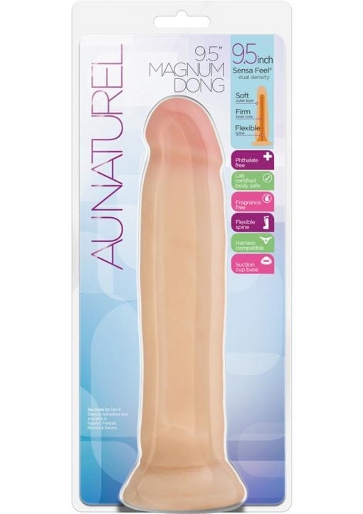 Au Naturel Sensa Feel Magnum 9.5 Non Vibrating Realistic Dildo