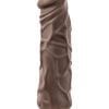 Au Naturel Home Wrecker Realistic Dildo Showerproof Brown 9.5 Inch