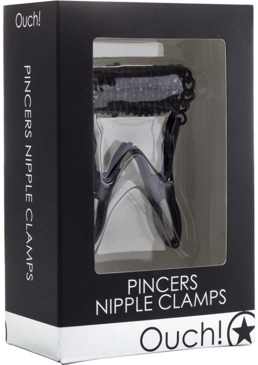 Ouch! Pincers Nipple Clamps Black