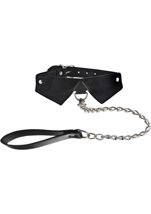 Ouch! Exclusive Collar With Leash Black