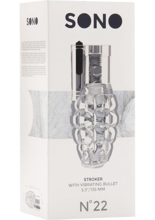 Sono No 22 Stroker With Vibrating Bullet Transparent