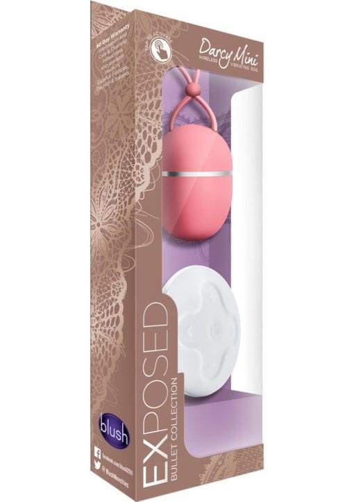 Exposed Bullet Collections Dary Mini Wireless Vibrating Rechargeable Egg Waterproof Dusty Rose