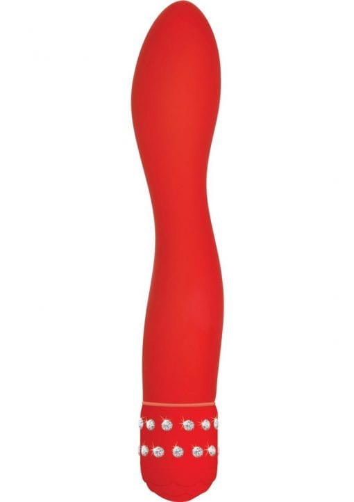 Adam and Eve Adore Me Diamond Vibe G-Spot Waterproof Red 7.5 Inches