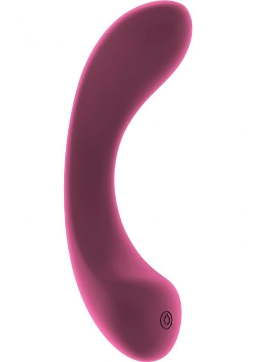Jil Olivia Flexible Silicone USB Rechargeable Vibrator Waterproof Pink 6.14 Inch