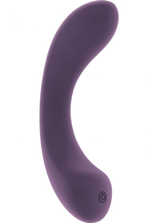 Jil Olivia Flexible Silicone USB Rechargeable Vibrator Waterproof Purple 6.14 Inch