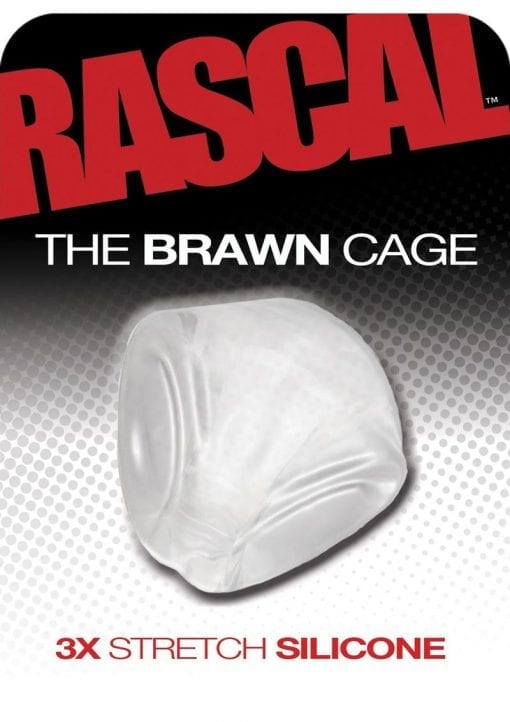 Rascal The Brawn Cage 3x Stretch Silicone Cock Cage Clear