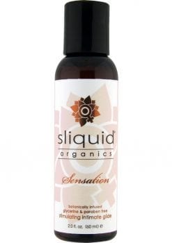 Sliquid Organics Sensations Botanically Infused Stimulating Intimate Glide 2 Ounce