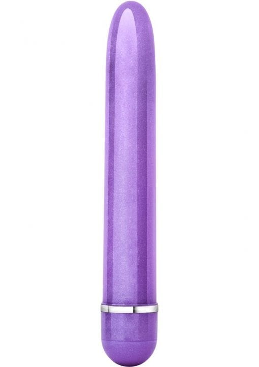 Sexy Things Slimline Multispeed Vibrator Waterproof Purple 7 Inch