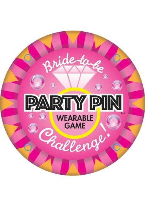 Bride To Be Party Pin Wearable Party Game