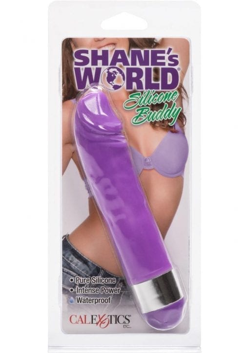 Shane`s World Silicone Buddy Waterproof Purple 4.5 Inch
