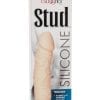 Silicone Stud Woody Realistic Vibrator Waterproof Ivory 6.5 Inch