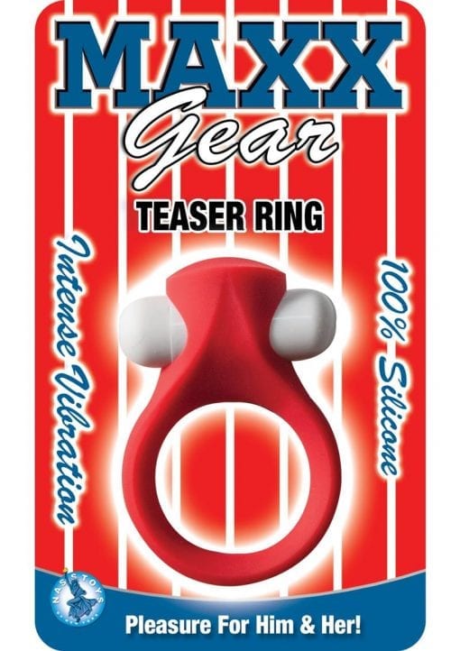 Maxx Gear Teaser Ring Silicone Waterproof Red