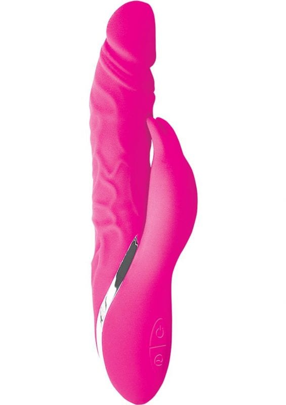 Surenda Rabbit Lover and Dong Rechargeable Silicone Waterproof Pink