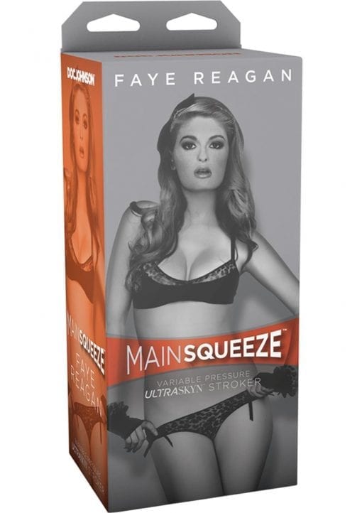 Main Squeeze Faye Reagan UltraSkyn Stroker Realistic Pussy Vanilla 7.5 Inches