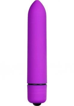 Minx Blossom Bullet Vibrator 10 Modes Waterproof Purple 3.7 Inch