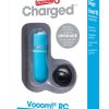 Vooom Wireless Remote Control Silicone USB Rechargeable Bullet Waterproof Blue