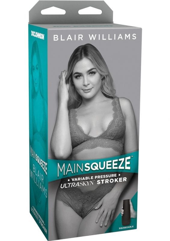 Main Squeeze Blair Williams UltraSkyn Stroker Realistic Pussy Vanilla 7.5 Inches