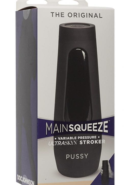 Main Squeeze The Original Ultraskyn Stroker Pussy Masturbator Vanilla 7.5 Inches