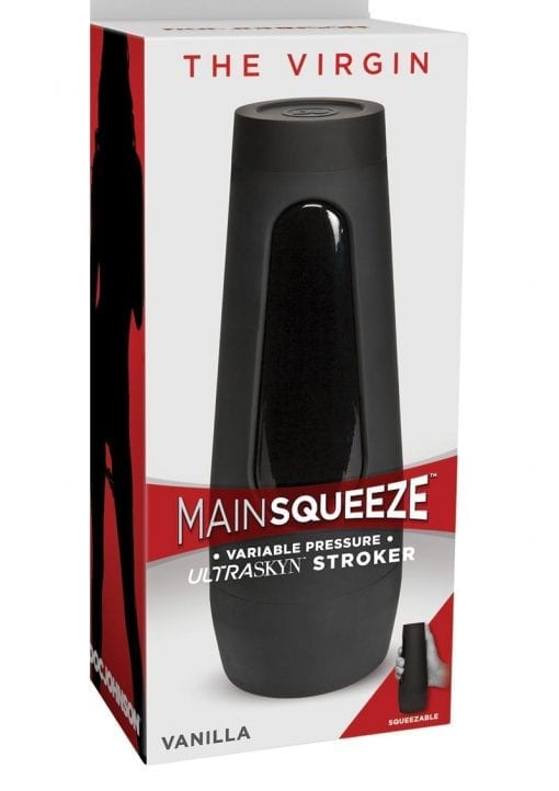 Main Squeeze The Virgin Ultraskyn Stroker Pussy Masturbator Vanilla 7.5 Inches