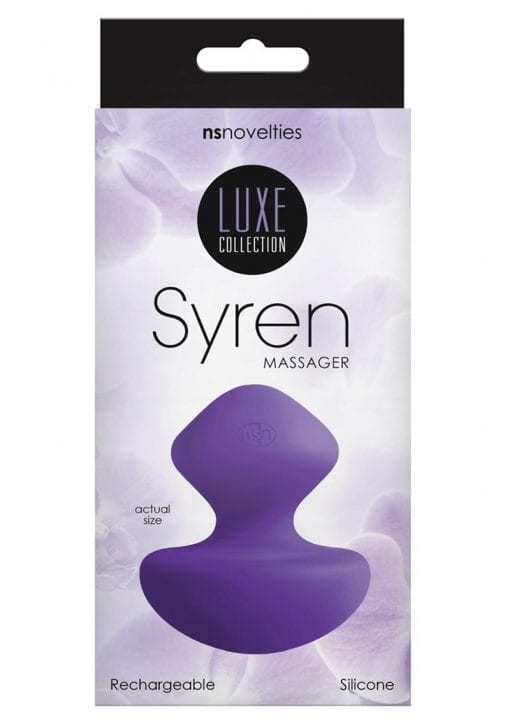 Luxe Collection Syren Massager Silicone Rechargeable - Purple