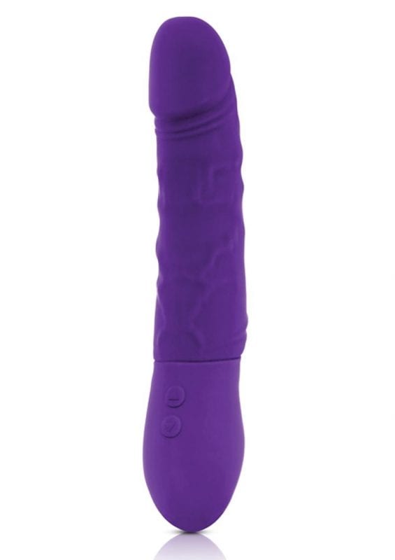 Inya Twister Vibe Rechargeable Silicone Vibrator - Purple