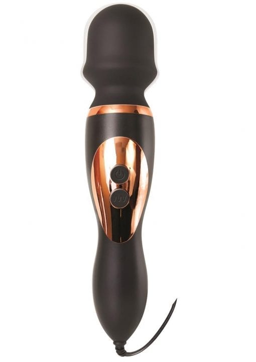 Super Wand 8000 RPM Plug In Massager Black And Gold 11.5 Inch