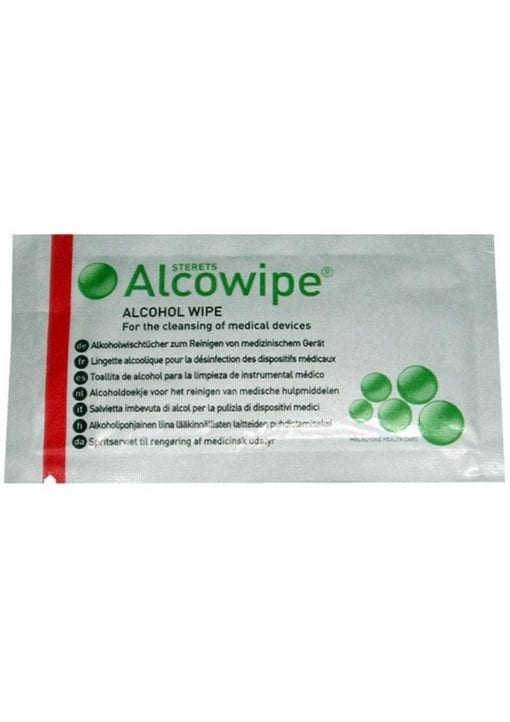 ElectraStim Consumables Alcowipe Alcohol Cleansing Wipes 10 Per Pack
