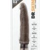 Dr. Skin Cock Vibe 07 Realistic Vibrator Showerproof Chocolate 8.5 Inch