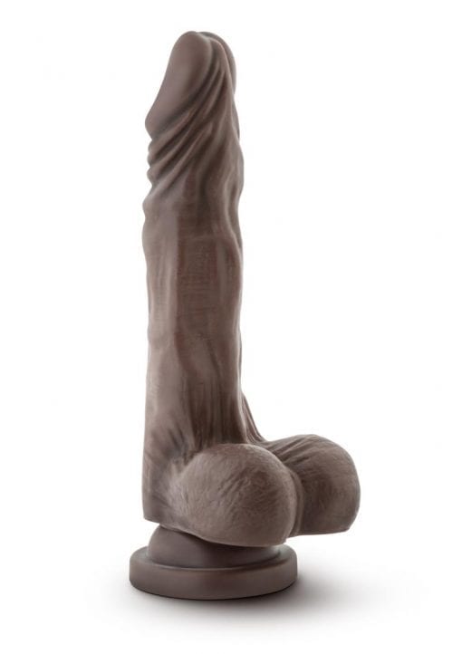 Dr. Skin Stud Muffin Realistic Cock Chocolate 8.5 Inch