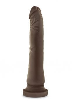 Dr. Skin Basic Non Vibrating Dildo With Suction Cup Chocolate 8.5 Inch